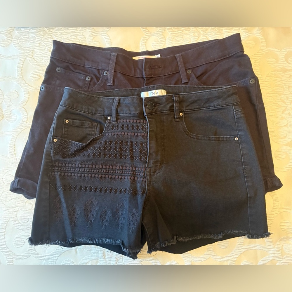 Two Pairs of Shorts (Dex & Levi’s)